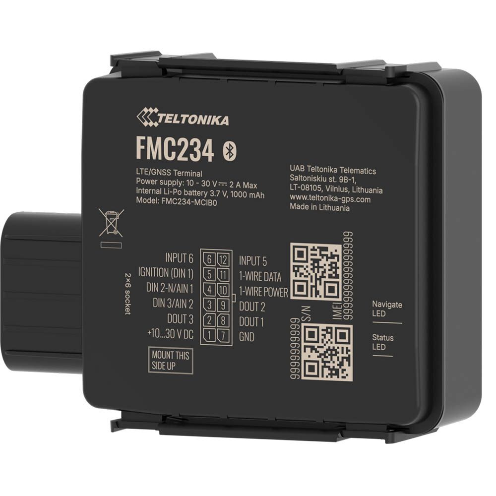 Teltonika FMC234 4G GPS-tracker voor motoren