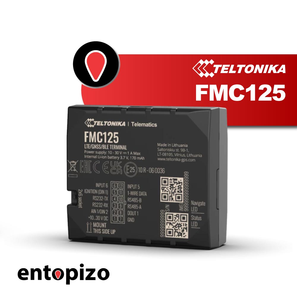 Teltonika FMC125 | GPS Tracker met camera compatibiliteit