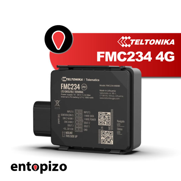 Teltonika FMC234 | Waterdichte GPS-tracker 4G