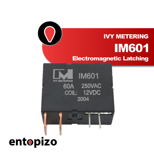 IM601 12V 60A Bistabiel Vergrendelend Relais (3PIN)