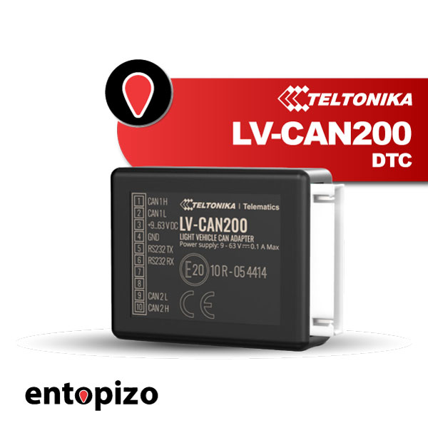 Teltonika LV-CAN200 DTC CAN-adapter voor lichte voertuigen