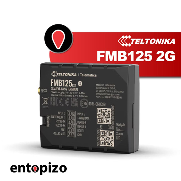 Teltonika FMB125 2G | GPS Tracker met cameracompatibiliteit